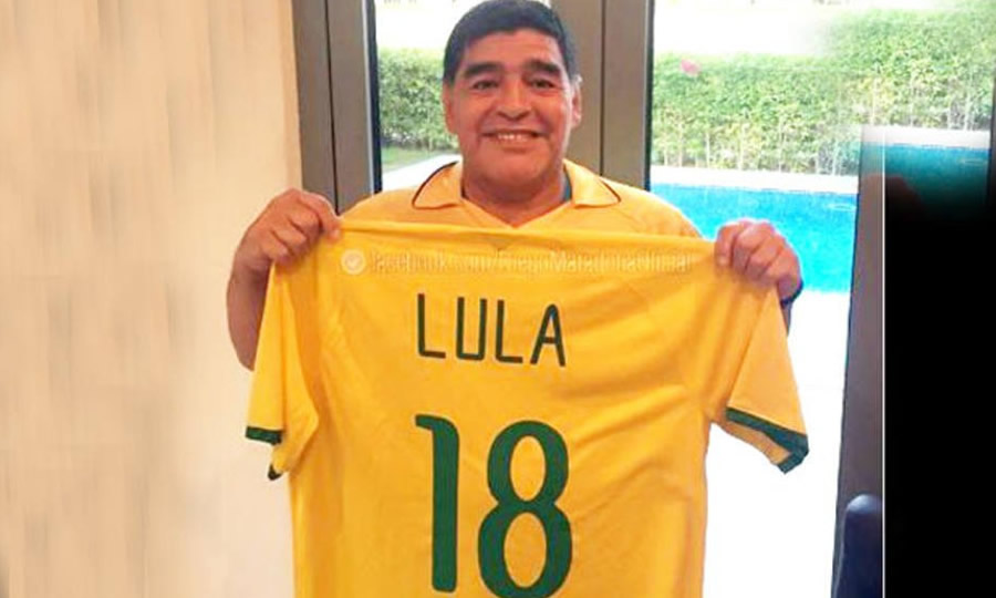 Maradona foi figura de destaque na campanha do presidente venezuelano Nicolás Maduro