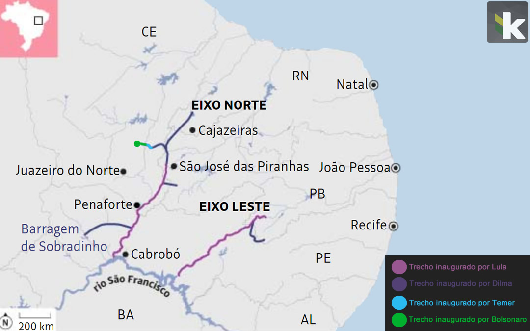 Transposição do São Francisco: Conheça toda a história, de Dom Pedro a Lula através de uma linha do tempo