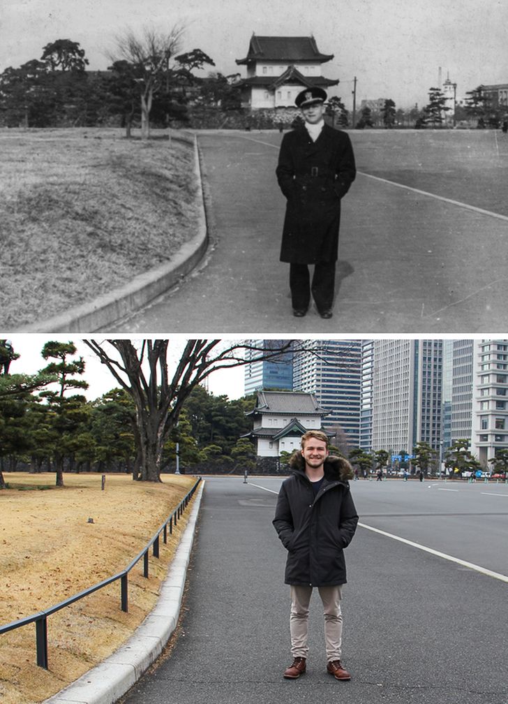 Veja 17 recriações fotográficas de pessoas em momentos felizes