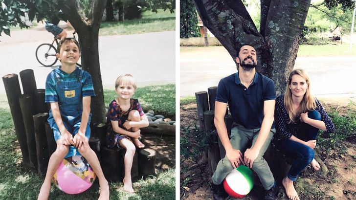 Veja 17 recriações fotográficas de pessoas em momentos felizes