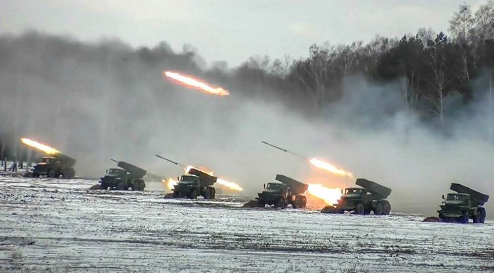 Primeira ação da Rússia desativou 74 instalações militares da Ucrânia