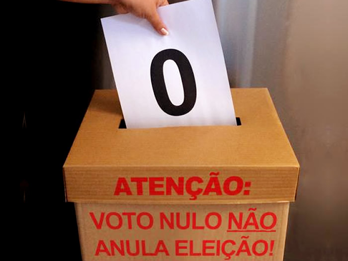 Mito:Voto nulo não invalida eleição